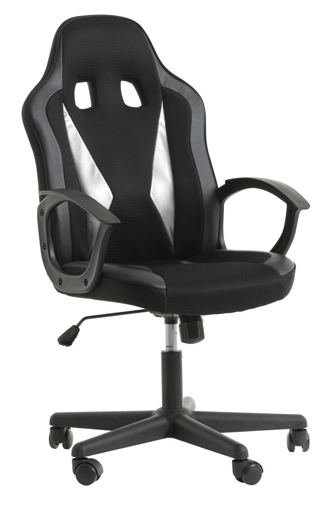 Gaming chair HARLEV black/grey JYSK