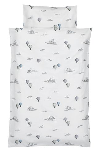 jysk påslakan barn Baby Påslakanset Liv 70X100 Vit/Lila | Jysk