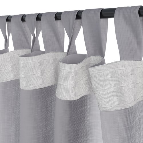 Orust Gardin Jysk Gardin ORUST 1x140x300 grå JYSK