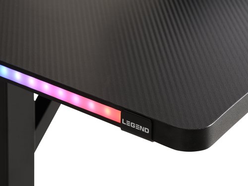 gamingbord jysk Gamingbord Haldum 60X120 M/Led Svart | Jysk