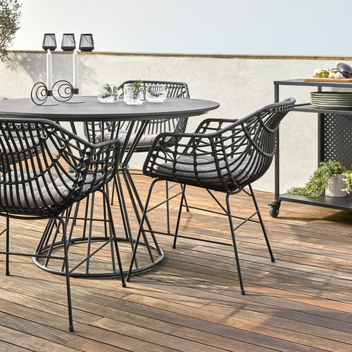 Stol Ilderhuse Svart Stol ILDERHUSE svart JYSK