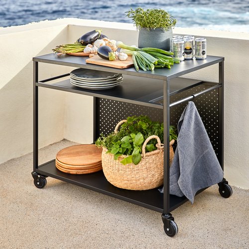 Barbecue table INDSLEV W50xL90 black JYSK