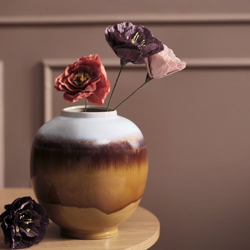 Vase MADS Ø23xH25cm braun JYSK