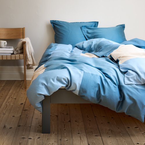 Sateen duvet cover set MARIA King blue JYSK