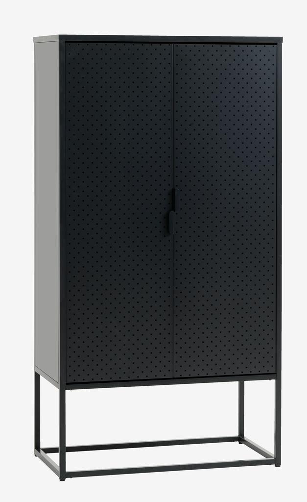 Armoire VIRUM 2 portes noir JYSK