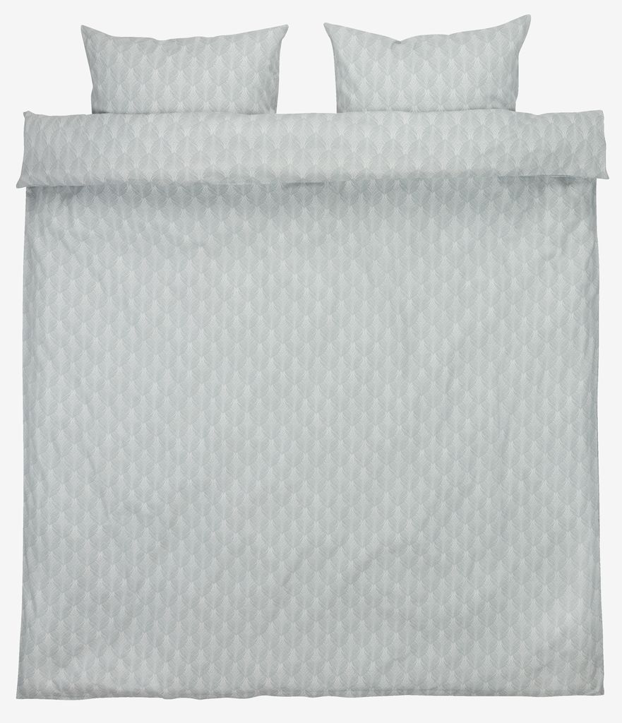 Duvet cover set LINE King aqua JYSK