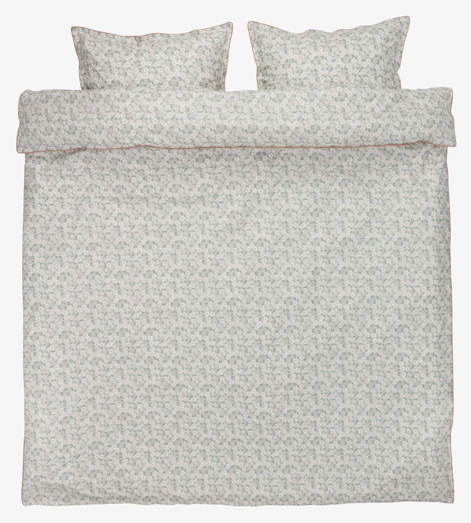 Percale duvet cover set INGA Double grey JYSK