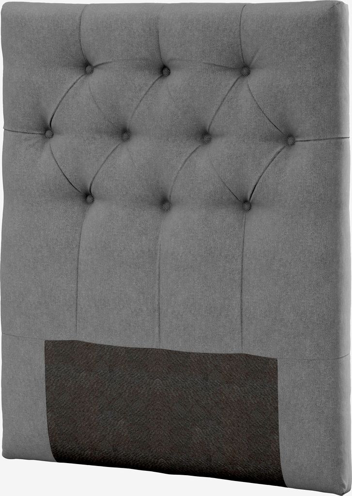 Sängynpääty 90x123cm H100 CHESTERFIELD harmaa23 JYSK