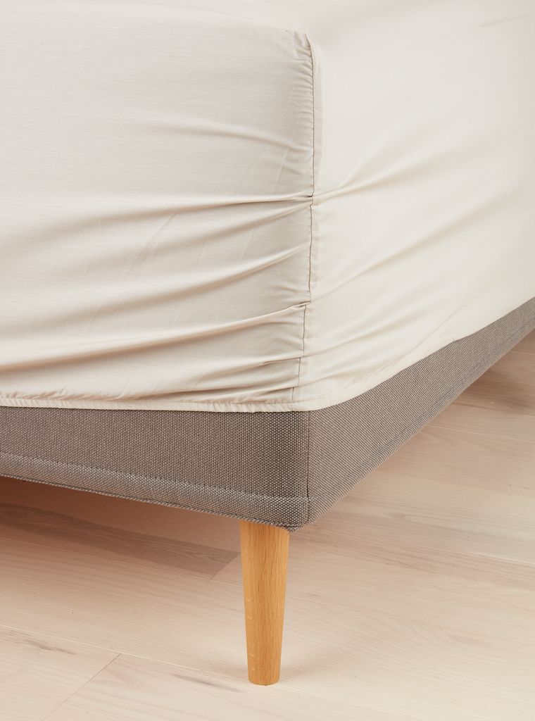 Fitted sheet VIVIAN Single beige JYSK