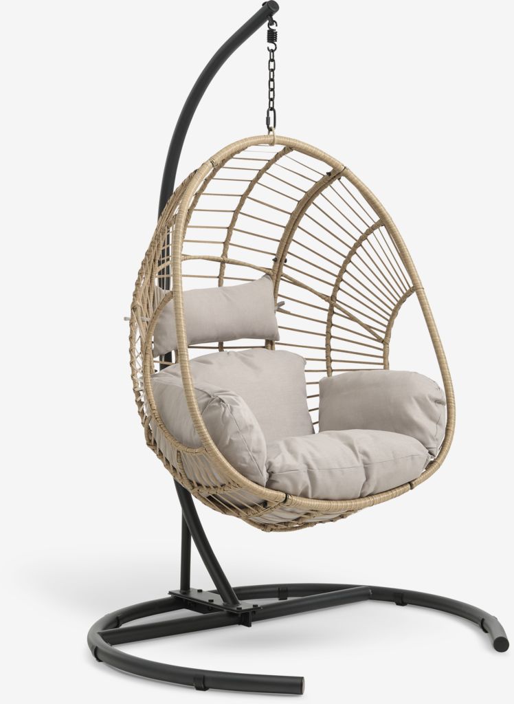 Hanging chair GJERN W118xH184xD106 natural JYSK