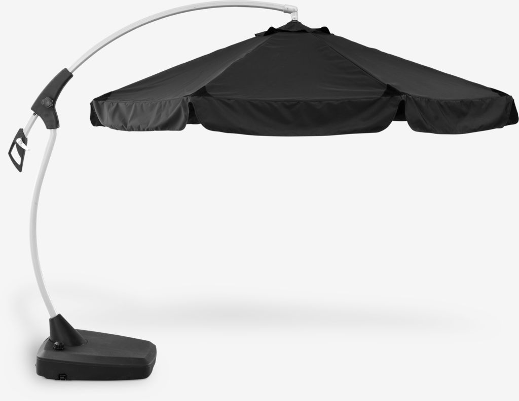 Hanging parasol HAUGESUND D300 black JYSK