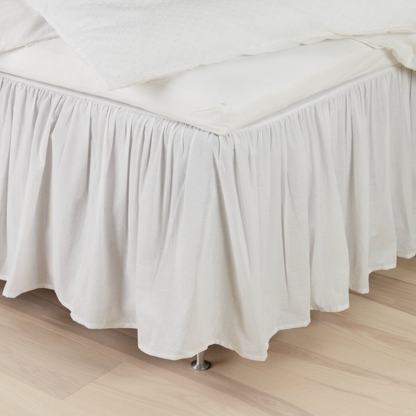 Valance sheet VEGA Super King white JYSK