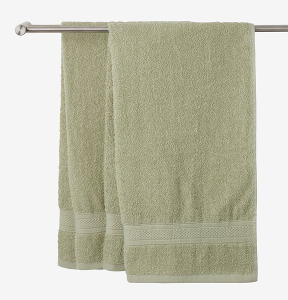 Guest towel UPPSALA 30x50 light green JYSK