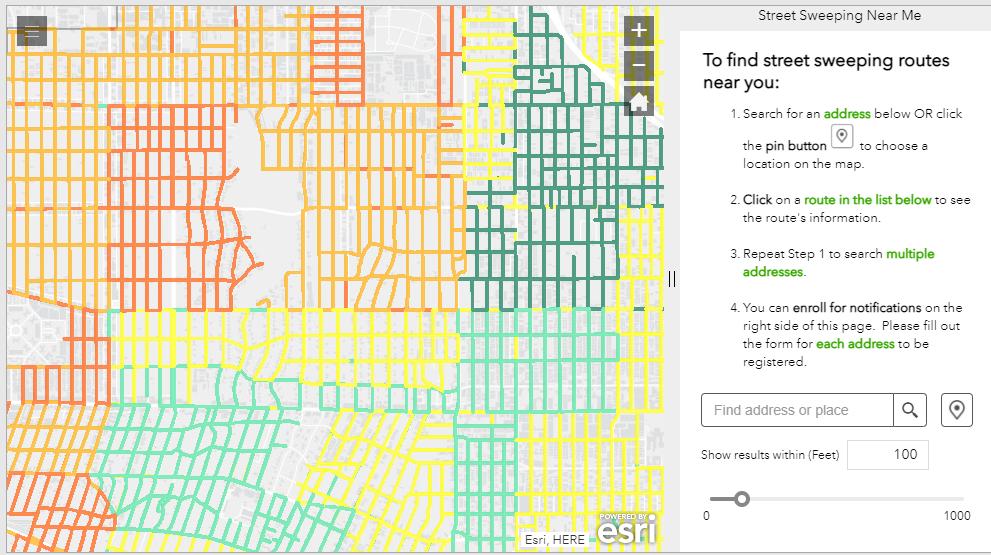 New Street Sweeping Schedules Available on Interactive Map Larchmont