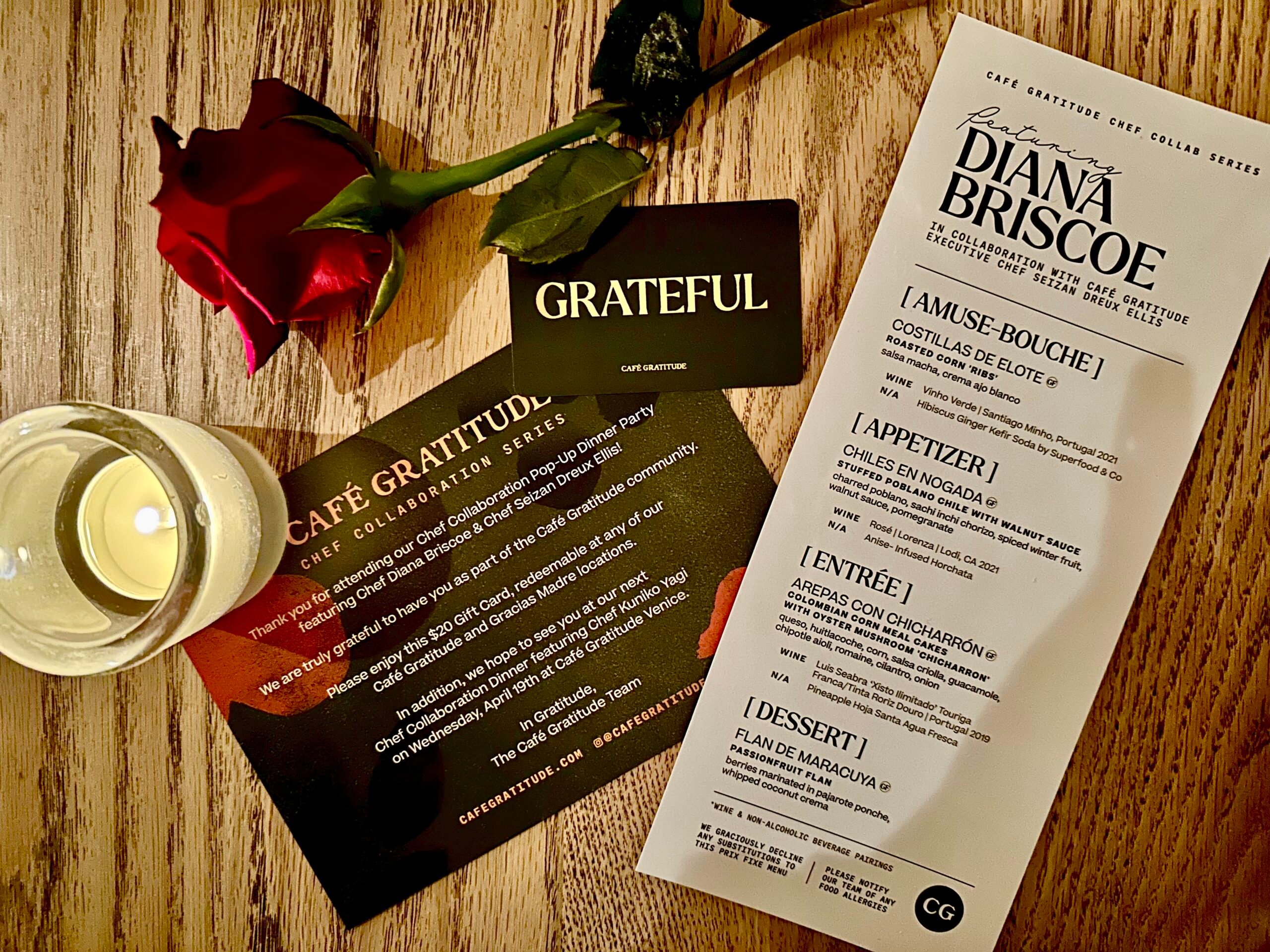 Café Gratitude Latin Inspired PopUp Dinner Larchmont Buzz Hancock