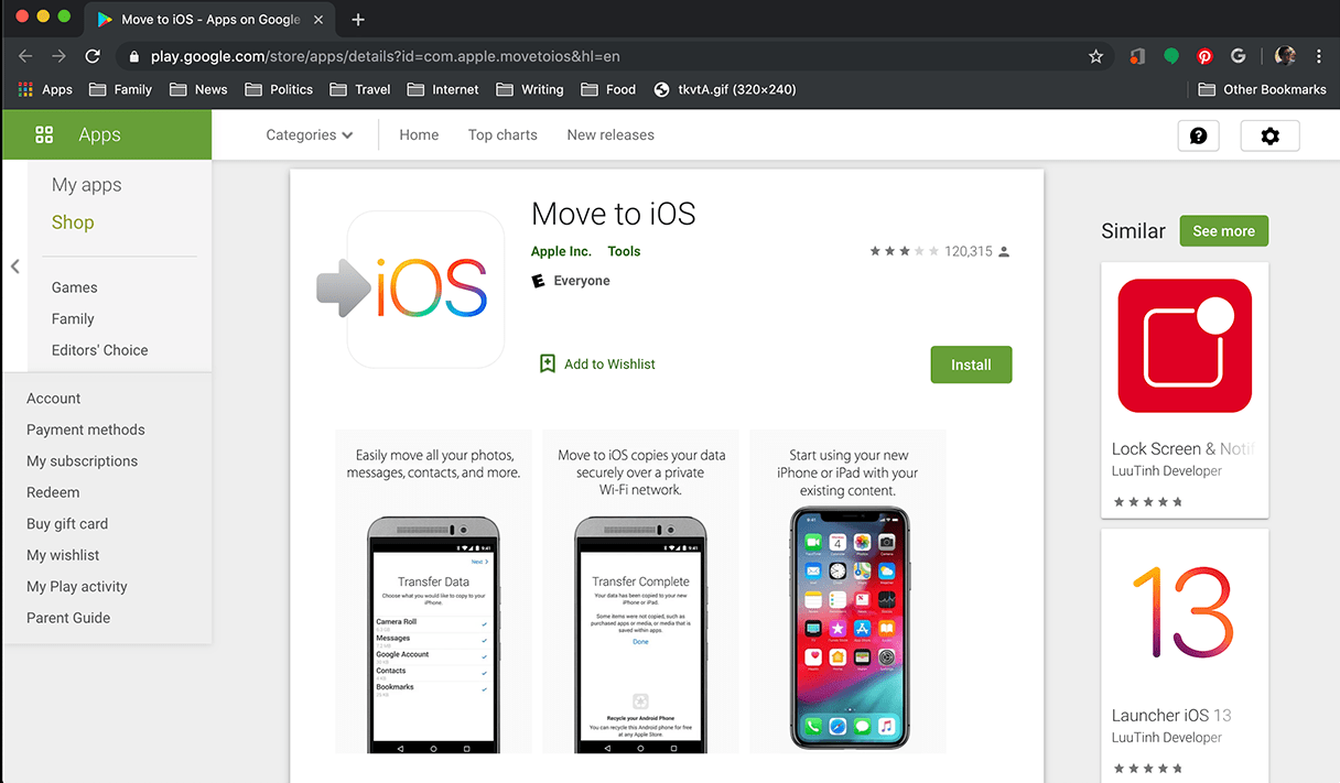 How to transfer your data from Android to iPhone
