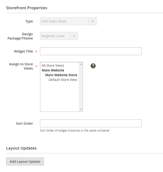 How to Insert a Widget into Sidebar in Magento 2 Mageplaza