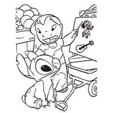 Lilo & stitch coloring pages. 10 Cute Lilo And Stitch Coloring Pages For Toddlers