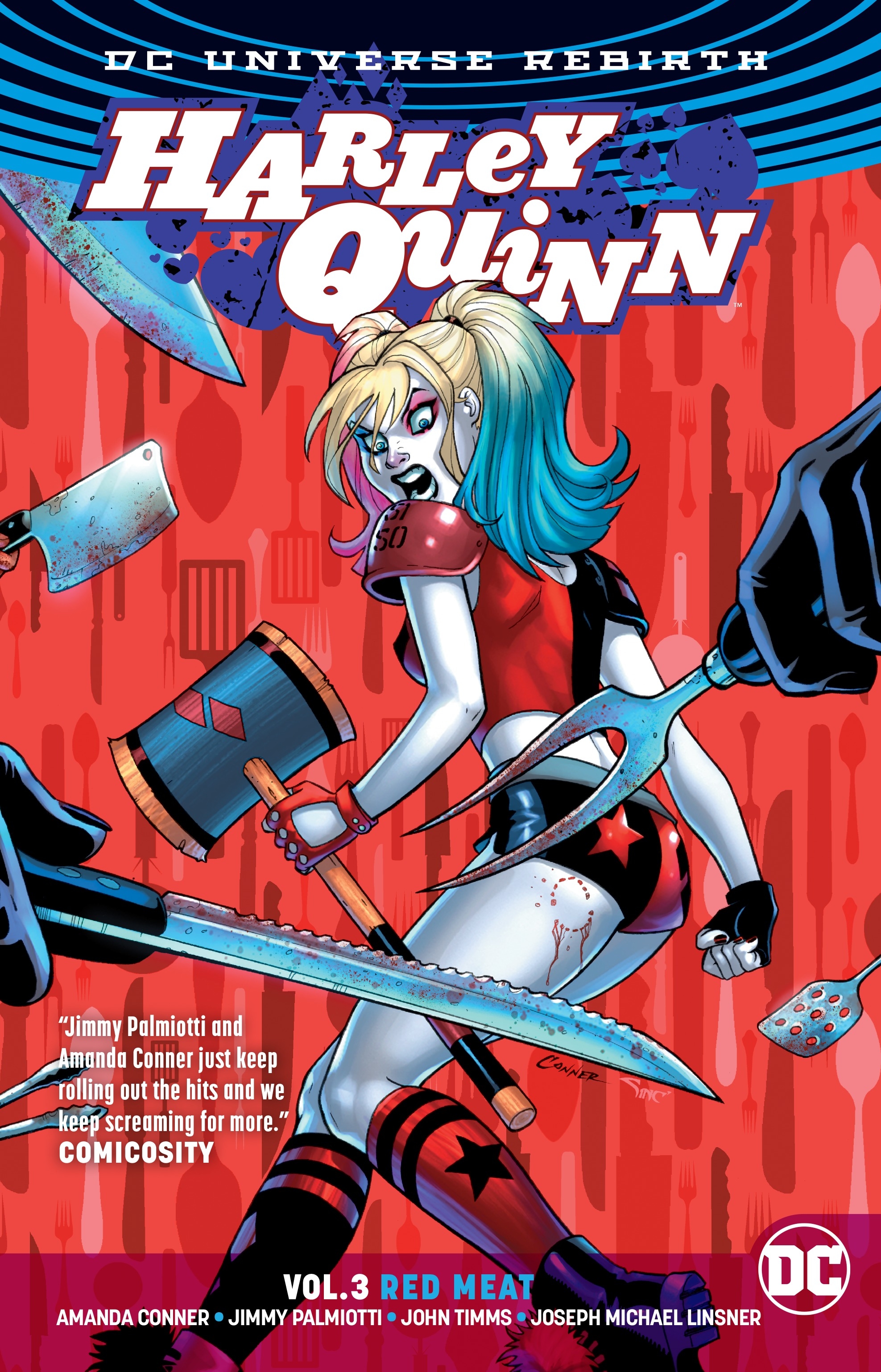 Harley Quinn Vol. 3 Red Meat (Rebirth) by Jimmy Palmiotti Penguin