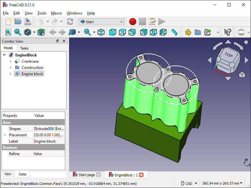 New FreeCAD Portable 0.18.4 (3D computeraided design/CAD
