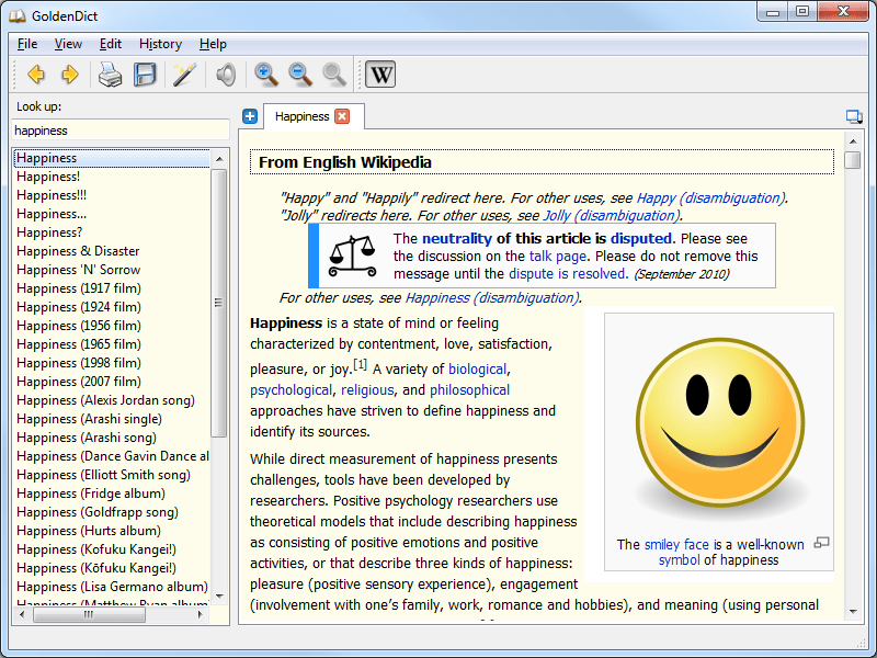 GoldenDict Portable 1.5 Rev 2 (dictionary and encyclopedia lookups) Released