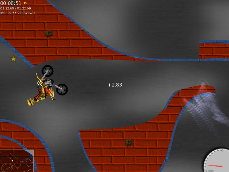 XMoto Portable 0.6.1 (2d motocross platform game) Released