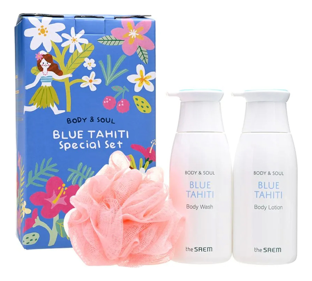 The Saem набор для тела body & soul blue tahiti special set (гель для