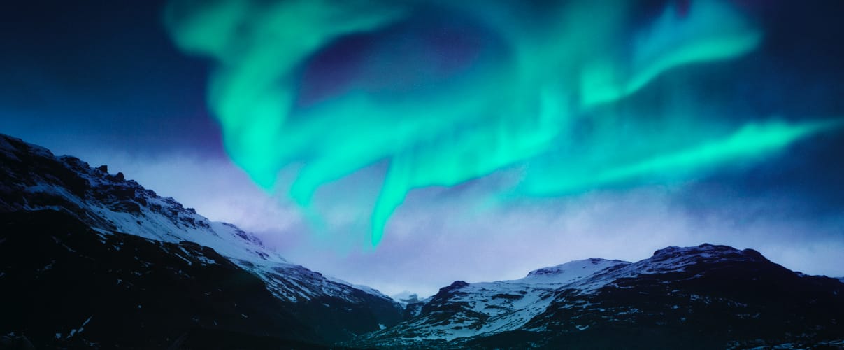 The Northern Lights a magical lightshow at the top of the world