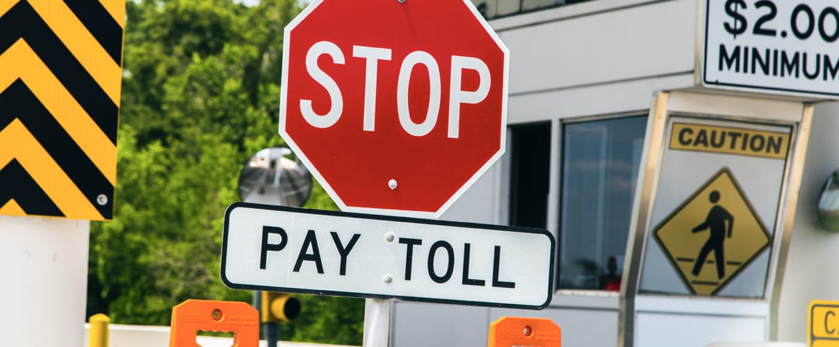 What if I can't pay at a toll road?