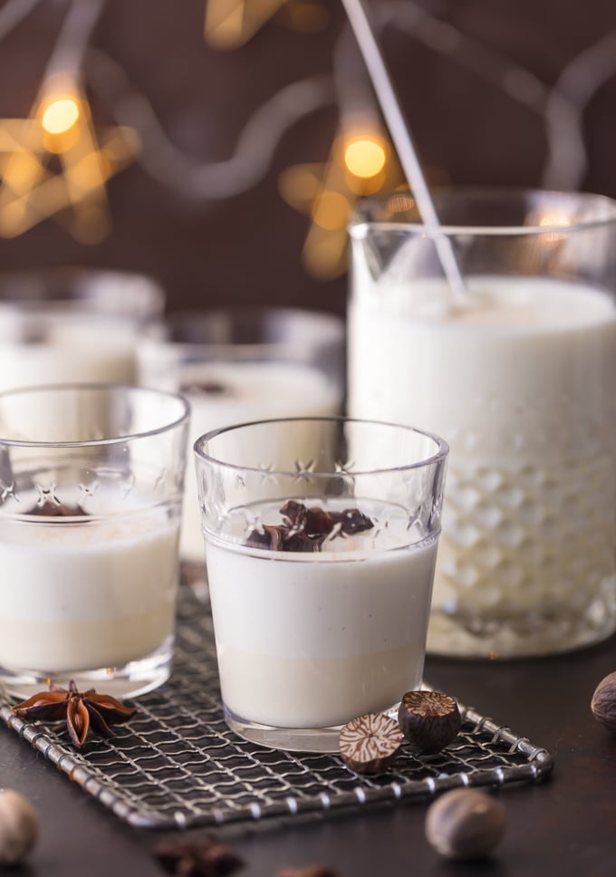 Traditional Eggnog Simply Sated