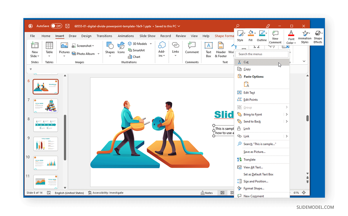 How to Delete a Text Box in PowerPoint