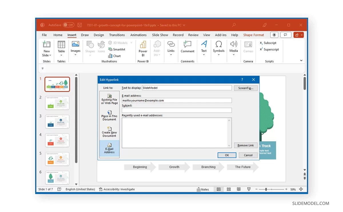 How to Insert Hyperlink in PowerPoint