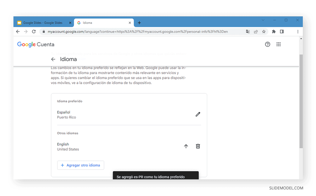 How To Change Language in Google Slides