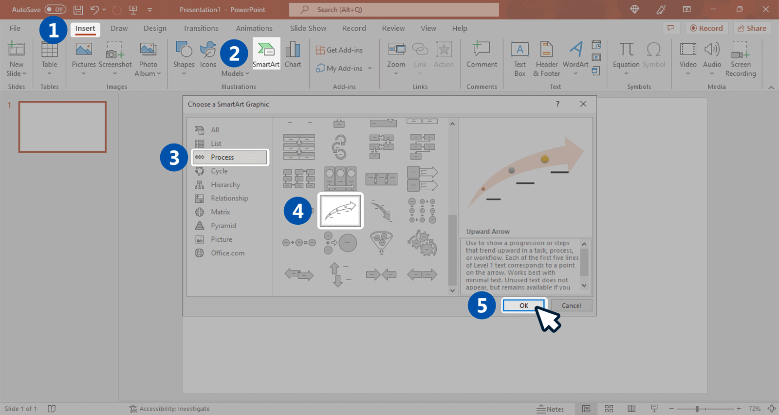 08howtomakecurvedarrowpowerpointsmartart SlideModel