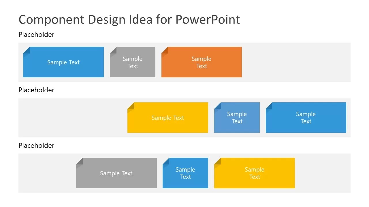 Components Design Concept for PowerPoint SlideModel