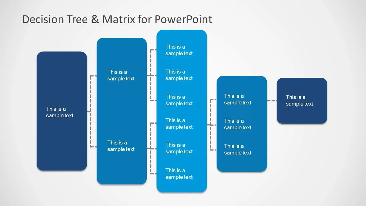 Decision Tree & Matrix Template for PowerPoint SlideModel Decision Tree & Matrix Template for PowerPoint SlideModel