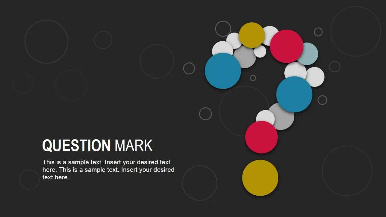 Creative Question Mark Diagram for PowerPoint SlideModel