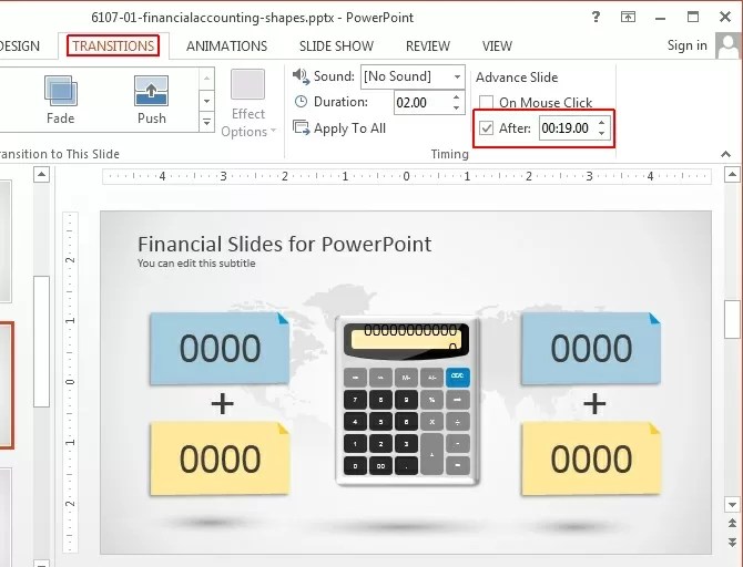 How To Set Time Duration To Switch Slides in PowerPoint