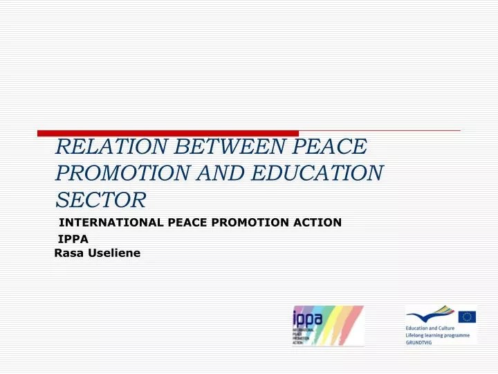 PPT Relation between war and peace PowerPoint Presentation, free