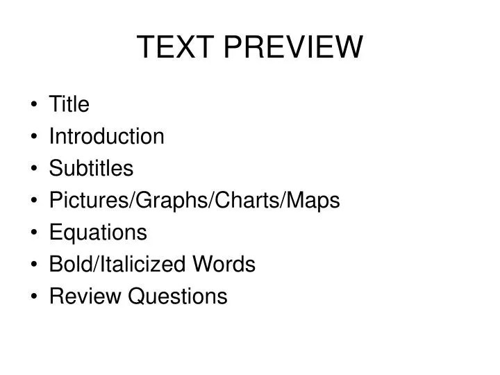 PPT TEXT PREVIEW PowerPoint Presentation, free download ID3805065