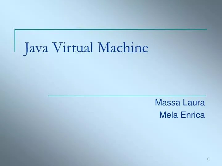 PPT Java Virtual Machine PowerPoint Presentation, free download ID