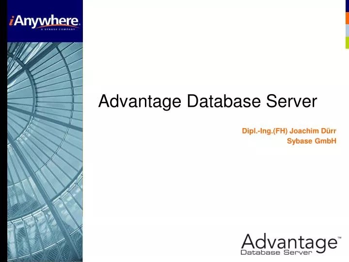 PPT Advantage Database Server PowerPoint Presentation, free download