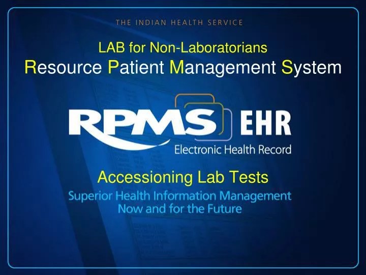 PPT Accessioning Lab Tests PowerPoint Presentation, free download