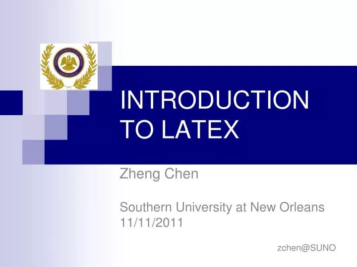 PPT INTRODUCTION TO LATEX PowerPoint Presentation, free download ID