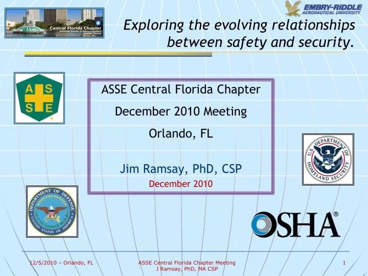PPT Exploring the evolving relationships between safety and security