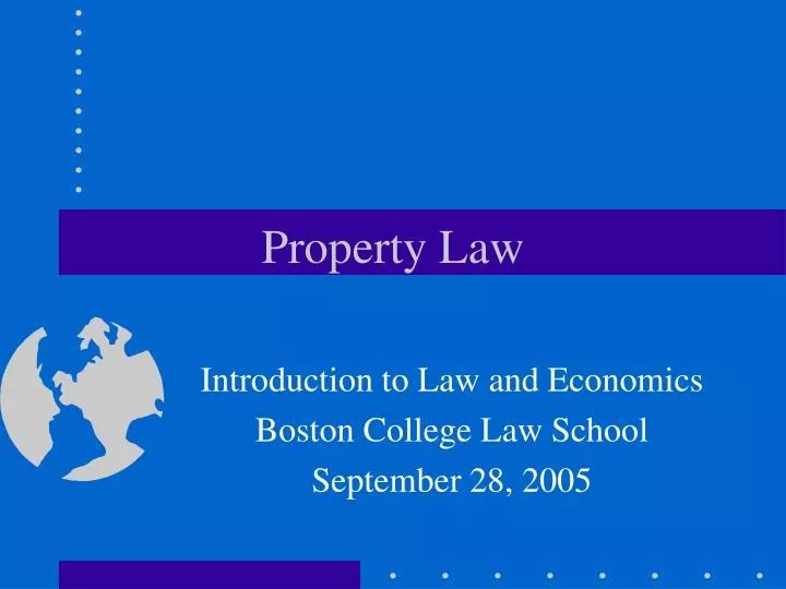 PPT Property Law PowerPoint Presentation, free download ID4346309