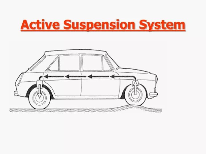 PPT Active Suspension System PowerPoint Presentation, free download