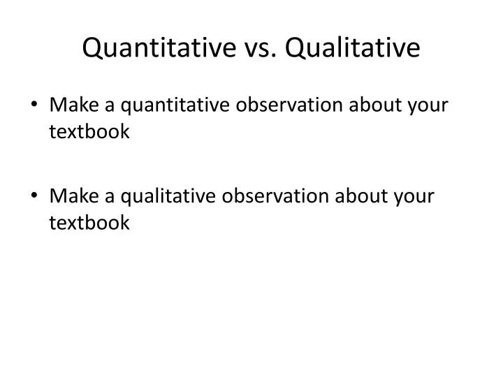 PPT Quantitative vs. Qualitative PowerPoint Presentation, free