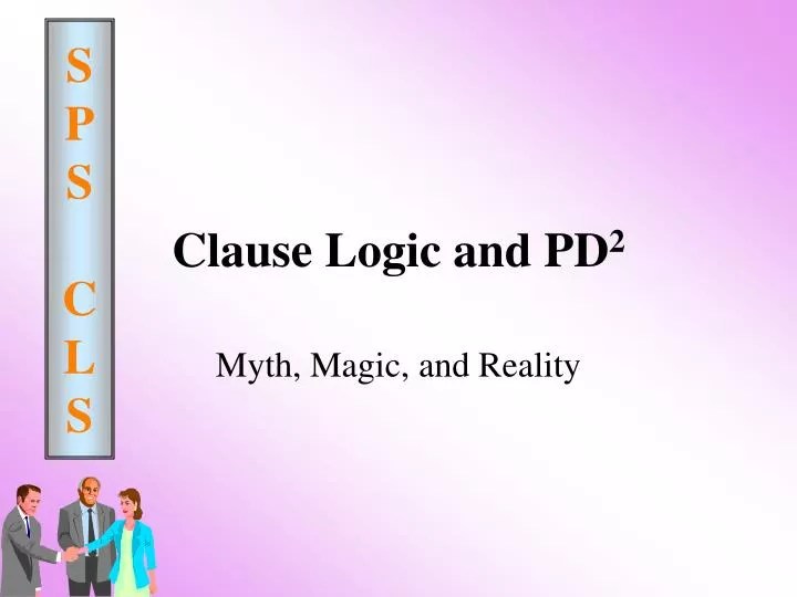 PPT Clause Logic and PD 2 PowerPoint Presentation, free download ID