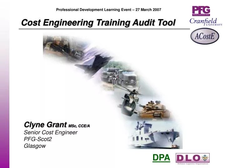 PPT Cost Engineering Training Audit Tool PowerPoint Presentation